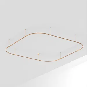 Основание ART-APRIORI-QUADRAT-SOFT-ROD-400-3500x3500 (GD) (Arlight, IP20 Металл, 3 года)