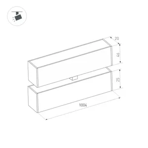 Светильник MAG-FLAT-FOLD-25-S1004-30W Day4000 (BK, 100 deg, 24V) (Arlight, IP20 Металл, 5 лет)