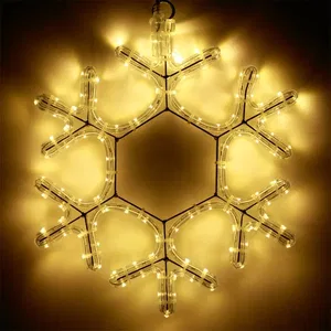 Фигура cветодиодная ARD-SNOWFLAKE-M7-450x375-108LED Warm (230V, 6.5W) (Ardecoled, IP65, 1 год)