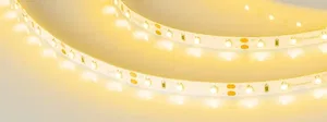 Лента RT-A60-8mm 12V Yellow (4.8 W/m, IP20, 2835, 5m) (Arlight, Открытый)