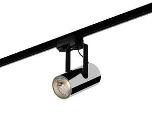 Трековый светильник HOKASU Tube Clip TR4 (85-160/ral9005 – 40w/5098/38deg)