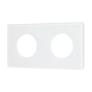 Рамка стеклянная FRM-GLARE-GC-2-WH (Arlight, -)