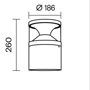 Ландшафтный светильник Outdoor O496FL-L21B3K