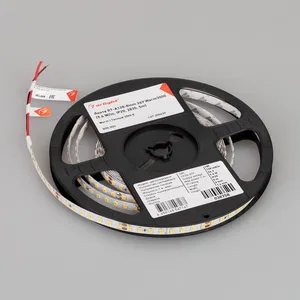 Лента RT-A128-8mm 24V Warm3000 (9.6 W/m, IP20, 2835, 5m) (Arlight, высок.эфф.150 лм/Вт)