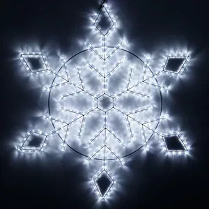Фигура светодиодная ARD-SNOWFLAKE-M9-900x900-360LED White (230V, 22W) (Ardecoled, IP65, 1 год)