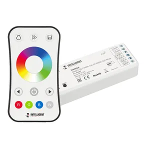INTELLIGENT ARLIGHT Диммер SMART-SET-PWM-104-52-RGBW-SUF White (12-24V, 4x4A, ПДУ RING 10кн, 2.4G) (IARL, Контроллер)