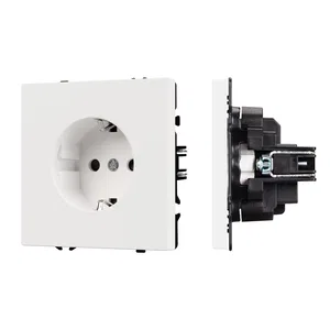Механизм электрической розетки SCT-NOBE-MEU1-SFPL-WH (230V, 16A) (Arlight, Белый кварц)