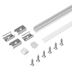 Профиль с экраном SL-MINI-8-2000 ANOD+OPAL (Arlight, Алюминий)