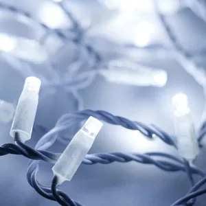 Светодиодная гирлянда ARD-STRING-CLASSIC-10000-WHITE-100LED-FLASH WHITE (230V, 7W) (Ardecoled, IP65, 1 год)