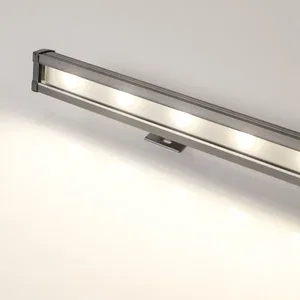 Светодиодный прожектор AR-LINE-1000L-48W-24V RGB-Warm3000 (Grey, 15x45 deg, DMX512) (Arlight, Закрытый)