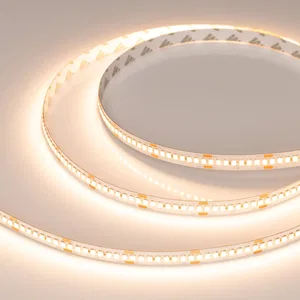 Лента RT-A240-10mm 24V Warm2400 (22 W/m, IP20, 2835, 5m) (Arlight, высок.эфф.150 лм/Вт)