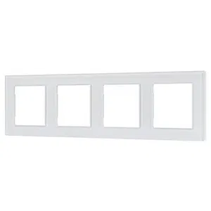 Рамка стеклянная FRM-GLARE-GS-4-WH (Arlight, -)