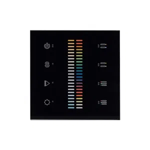 Панель Sens SR-2830C-AC-RF-IN Black (220V,RGB+CCT,4зоны) (Arlight, IP20 Пластик, 3 года)