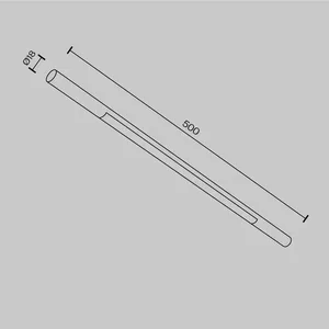 Светильник Technical C100CL-L500-12W3-6K-BS