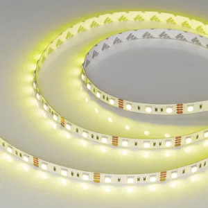 Лента RT-B60-10mm 12V RGB (14.4 W/m, IP20, 5060, 5m) (Arlight, Открытый)