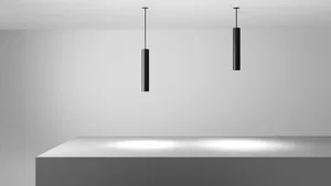 Подвесной светильник HOKASU Tube Hang (55-320/ral9005 – 10w/3090/10deg)