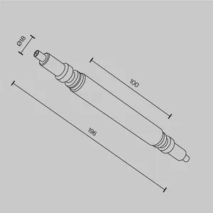 Комплектующие для систем освещения с токоведущими элементами Technical CA004RC-B