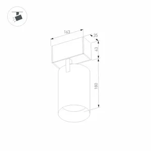 Светильник MAG-SPOT-45-R85-25W Day4000 (BK, 36 deg, 24V) (Arlight, IP20 Металл, 3 года)