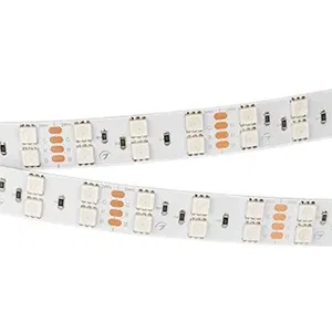 Лента RT-B120-15mm 24V RGB (28.8 W/m, IP20, 5060, 5m) (Arlight, Открытый)