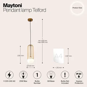 Подвесной светильник Maytoni P361PL-01G