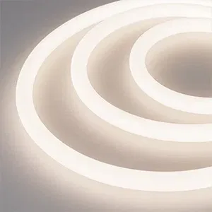 Лента герметичная MOONLIGHT-TOP-A336-D18mm 24V Day4000 360deg (14.4 W/m, IP65, 2835, 5m, wire x1) (Arlight, Вывод прямой, 3 года)