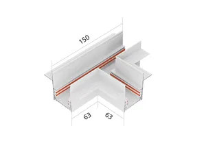 Соединительный элемент HOKASU OneLine Edgeless (T/RAL9003)