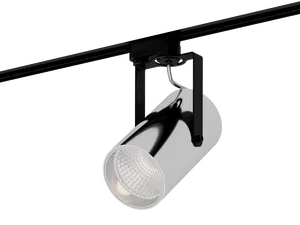 Трековый светильник HOKASU Tube Clip TR4 (85-160/ral9005 – 40w/5098/38deg)