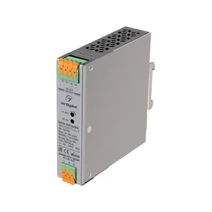 Блок питания ARV-DRP75-24-Y (24V, 3.2A, 75W) (Arlight, IP20 Металл, 5 лет)