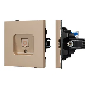 Механизм компьютерной розетки SCT-TENDO-MPC1-PL-GD (RJ-45, CAT6) (Arlight, Песочный)