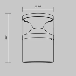 Ландшафтный светильник Outdoor O496FL-L21B3K