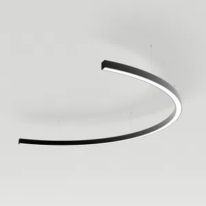 Светильник SP-LINE-HANG-ARC-C3535-D1500-53W Warm3000 (BLACK, 230V) (Arlight, Металл)