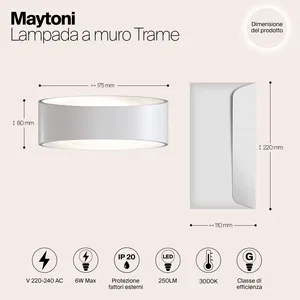 Настенный светильник (бра) Maytoni C806WL-L5W