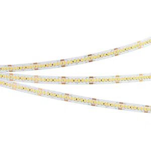 Лента RT-A240-10mm 24V Warm2400 (22 W/m, IP20, 2835, 5m) (Arlight, высок.эфф.150 лм/Вт)