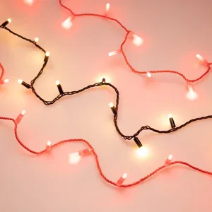 Светодиодная гирлянда ARD-STRING-CLASSIC-10000-RED-100LED-MILK-STD Red (230V, 7W) (Ardecoled, IP65, 1 год)