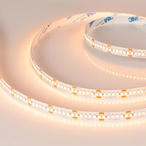 Лента RT-A240-10mm 24V Warm2400 (19.2 W/m, IP20, 3528, 5m) (Arlight, Открытый)