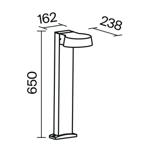 Ландшафтный светильник Outdoor O443FL-L12GF3K