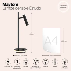 Настольный светильник Maytoni Z010TL-L8B3K