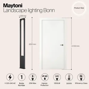 Садово-парковый светильник Outdoor O425FL-L25GF