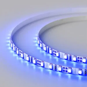 Лента RT 2-5000 12V Blue 5mm 2x (3528, 600 LED, LUX) (Arlight, 9.6 Вт/м, IP20)