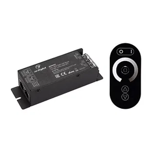 Диммер ARL-3022-OVAL-DIM Black (12-24V, 1x25A, ПДУ, RF) (Arlight, IP20 Металл, 2 года)
