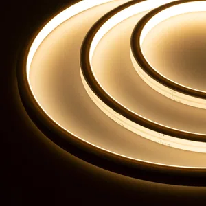 Лента герметичная MOONLIGHT-TOP-A140-13x12mm 24V Warm3000 (9.6 W/m, IP67, 2835, 5m) (Arlight, Вывод боковой, 3 года)