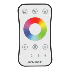 Пульт SMART-R15-RGBW (4 зоны, 2.4G) (Arlight, IP20 Пластик, 5 лет)