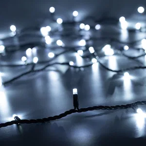 Светодиодная гирлянда ARD-STRING-PRO-10000-BLACK-100LED-FLASH WHITE (230V, 7W) (Ardecoled, IP65, 2 года)