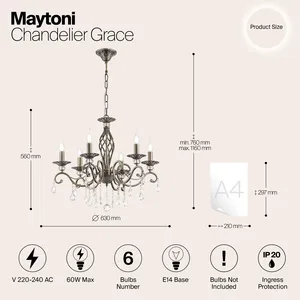 Подвесной светильник Maytoni RC247-PL-06-R