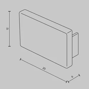 Комплектующие для систем освещения с токоведущими элементами Technical TRA172CPC-1B
