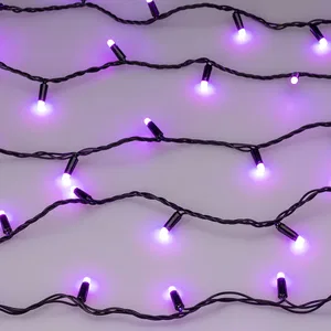 Светодиодная гирлянда ARD-STRING-CLASSIC-20000-BLACK-200LED-MILK-SYNC RGB (230V, 13W) (Ardecoled, IP65, 1 год)