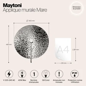 Настенный светильник (бра) Maytoni MOD305WL-01CH