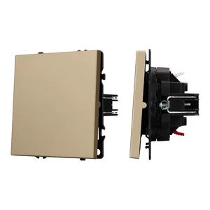 ARL NOBE Выключатель 1 кл софт-тач золотой песок SWT-MK01-SFPL-GD (250V, 10A) (Arlight, -)