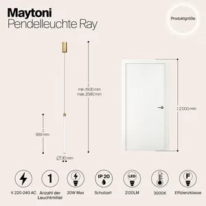 Подвесной светильник Maytoni P022PL-L20G3K