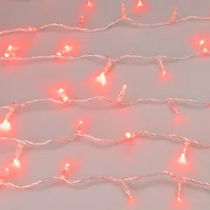 Светодиодная гирлянда ARD-STRING-CLASSIC-1000-CLEAR-100LED-PULSE Red (230V, 7W) (Ardecoled, IP65, 1 год)